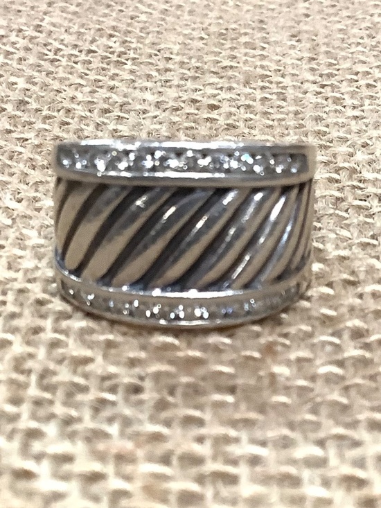 David Yurman Jewelry - David Yurman Diamond Cable Band Ring Size: 6